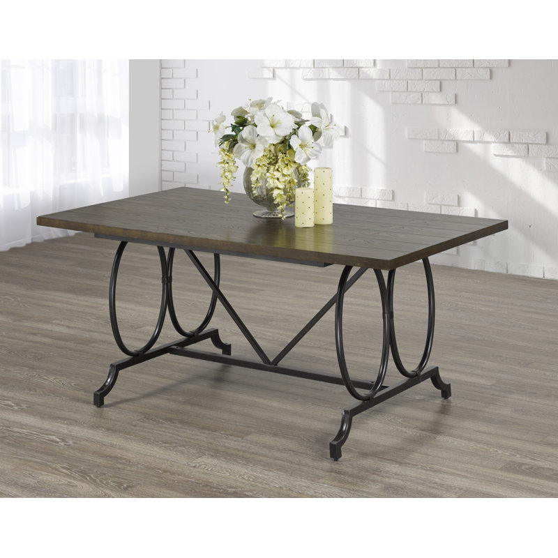 Ehrhart Metal Base Dining Table