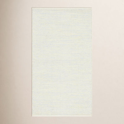 Dallis Green Ivory Handmade Cotton Rug