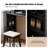 Makeup Vanity with mirror,2 drawers,1 chair