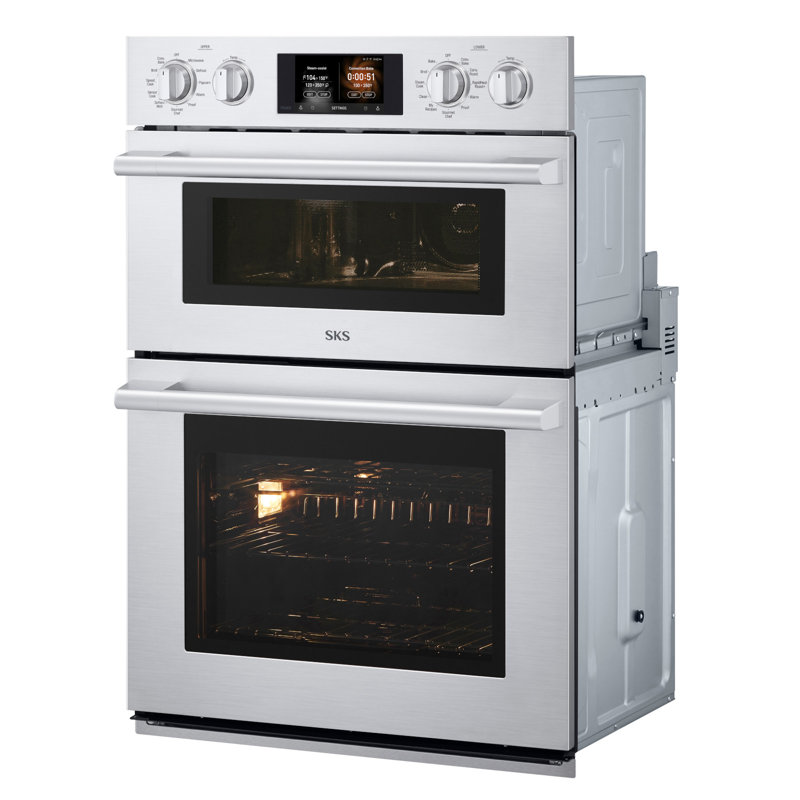 30-Inch Double Wall Oven With Steam-Combi