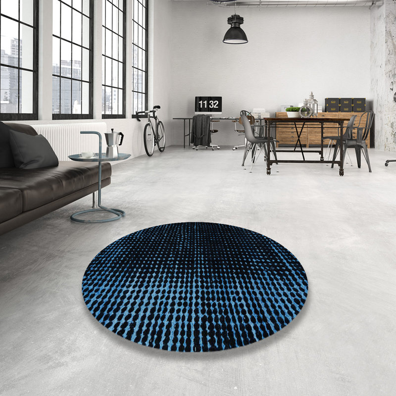 Tapis abstrait moderne 4406, Rond 4 pi