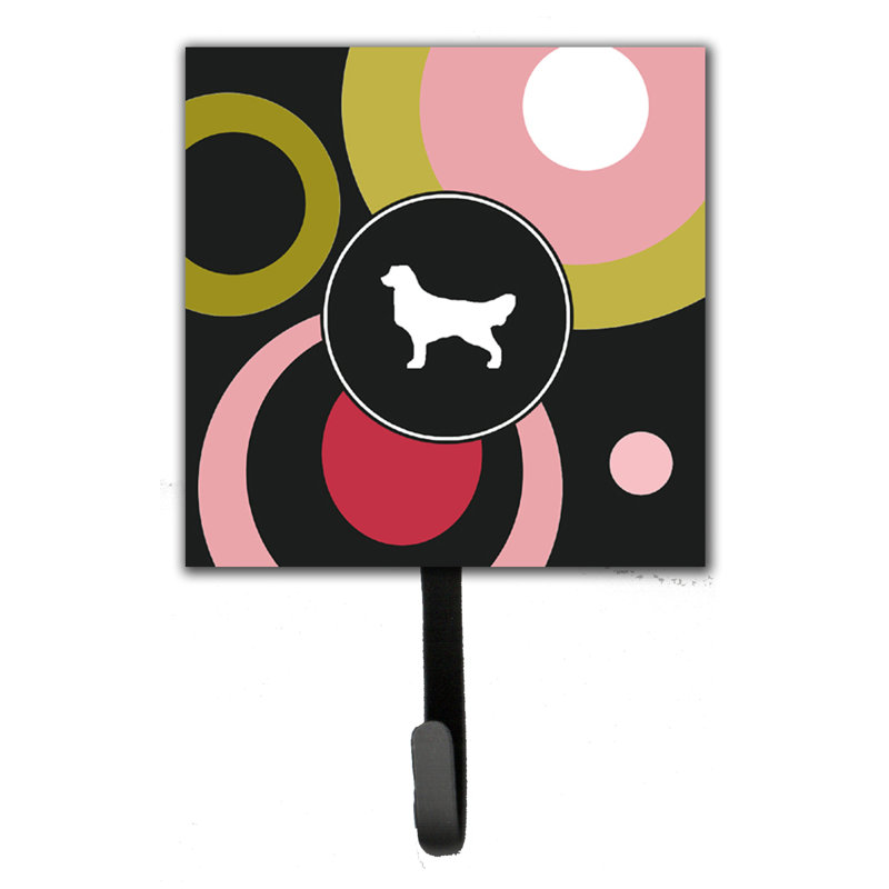 Porte-laisse et crochet mural golden retriever