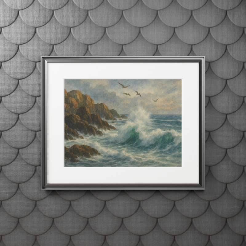 Posters 1 Piece Single Picture Frame Wall Art, 40.64 cm H x 50.8 cm W