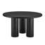 Table ronde noire Hadi