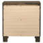 Table de chevet 2 tiroirs