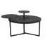 Table basse moderne avec deux tablettes