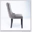 Furniture,Upholstered Wing-Back Dining Chair with Backstitching Nailhead Trim and Solid Wood Legs-1736232887