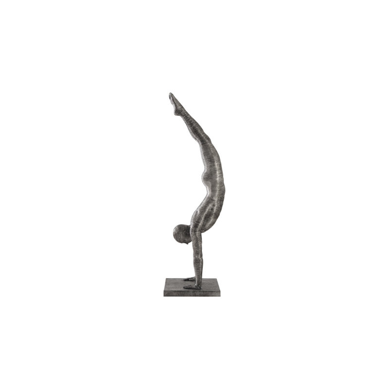 Large Aluminum Handstand Sculpture