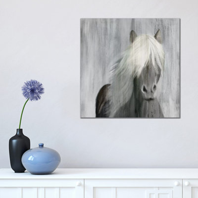 White Mane by Kimberly Allen - Wrapped Canvas Gallery-Wrapped Canvas Giclée