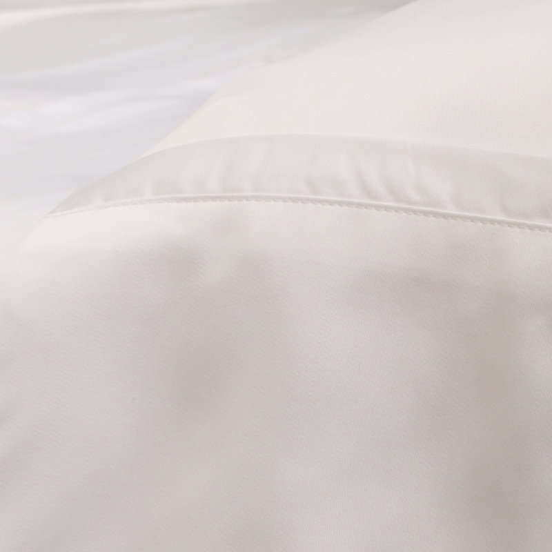 Langston Sateen Sheet Set, White/Navy, King