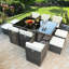 Fanchet 10 Seater Rattan Conversation Set
