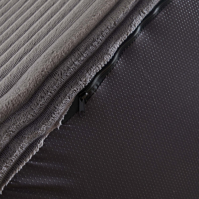 Canapé modulaire 53 pouces avec velours côtelé Modular Sensation Cocooning Sensation, Grey Corduroy