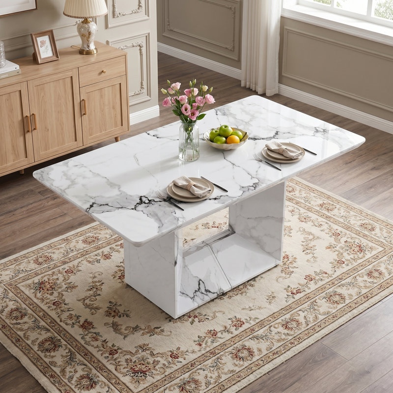 Table de salle à manger Fullwood, White