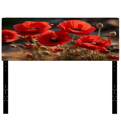 Sota - Tête de lit tapissier à motif floral