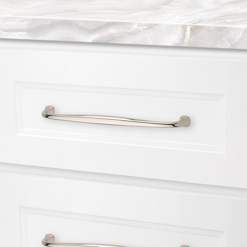 4364 Severin Fayerman B Pull, 12" CTC, Polished Nickel