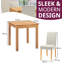 Madelynn 2 - Person Solid Oak Dining Set-101956046-129994708