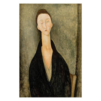 Portrait de Lunia République tchèque par Amedeo Modigliani - Estampe numérique