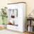 Multi-Functional Hall Tree with Cabinets, Storage Bench, Drawers and Hooks-129991208