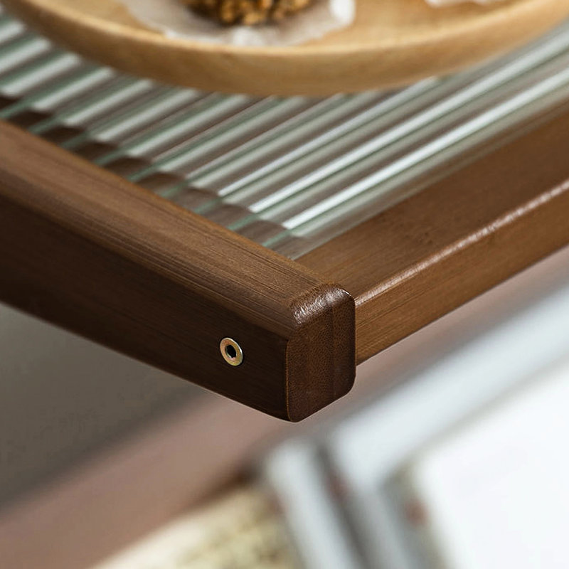 Table de chevet décorative - Pratique et pratique pour la chambre à coucher, table basse en verre