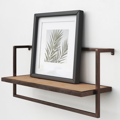 Amaje Accent Shelf with Towel Bar