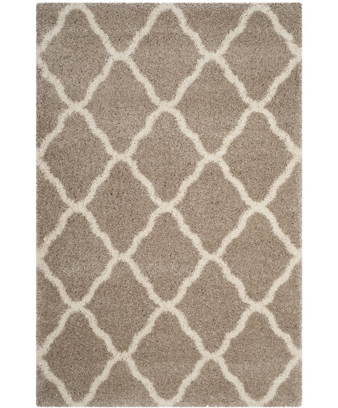 Tapis à poils longs Darrold Hudson, Rectangle 6 pi x 9 pi