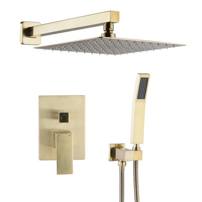 Système de douche complet avec valve brute