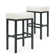 Counter Height Bar Stools Set of 2,Modern Kitchen Bar Stools, Metal Legs Backless Saddle Stool Chair
