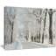 «Winter Road in Dense Foggy Forest», reproduction de photo sur toile-19408832