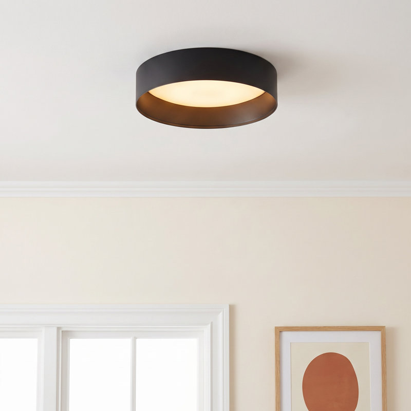 Nasser - Ceiling Light, Structured Black