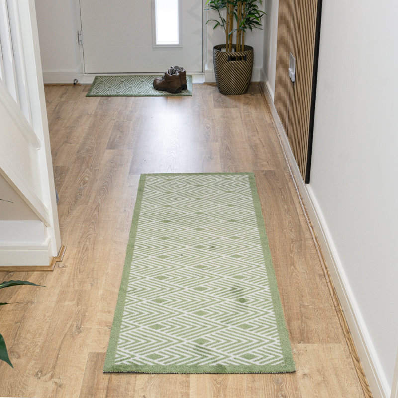 Mega Mat - Geo - Green, 57cm W x 150cm L