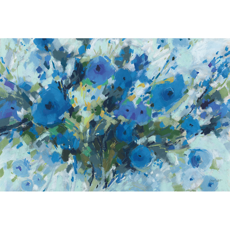 «Blueming 01 Landscape on Canvas» par Lisa Audit, reproduction, H 8 po x l 12 po