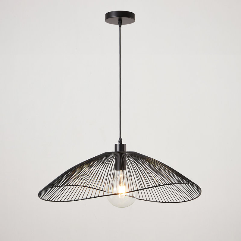 Skookum 1 - Light Black Single Pendant, 140" H x 65" W x 65" D