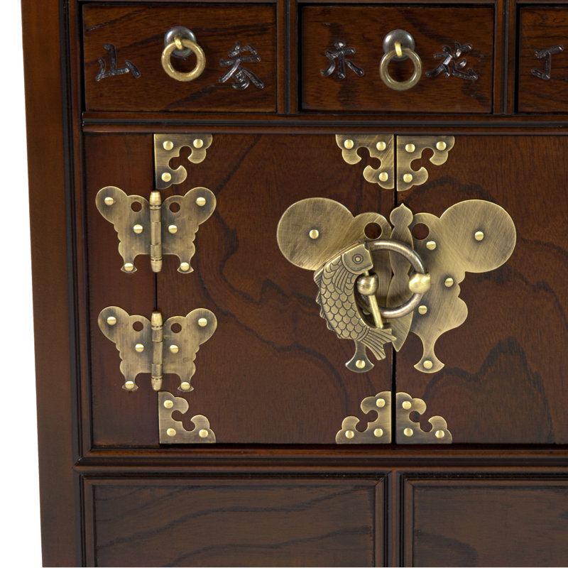 Commode décorative 18 tiroirs Dianalee