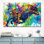 Bull Bull Splash sur toile, 3 pièces-1939037561