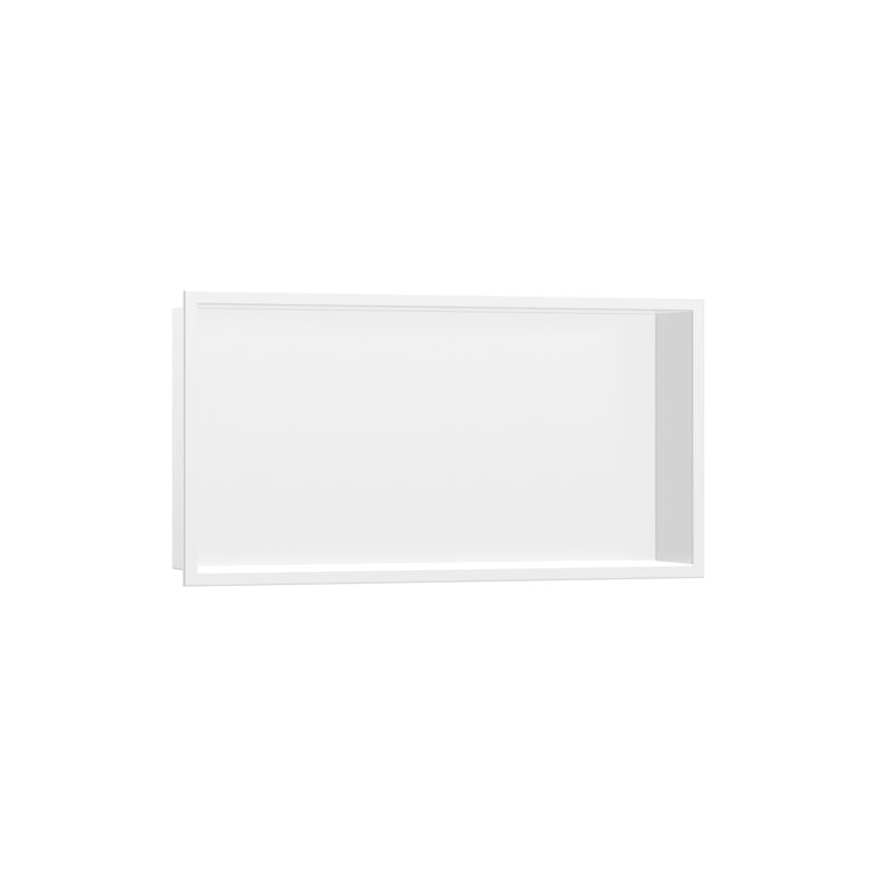 Xtrastoris 27.19" W Original Wall Shower Niche with Integrated Frame, Matte White