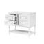 Ensemble de meuble-lavabo et armoire à pharmacie, 4 tiroirs, tablette supplémentaire, lavabo en céramique avec armoire, peinture imperméable-2120679370