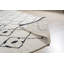 8x10 Ivory Hand-Knotted Wool Mirrored Diamond Lattice Oriental Modern Contemporary Carpet Rug