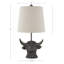 Lampe de table 19 po Highland Cow Head