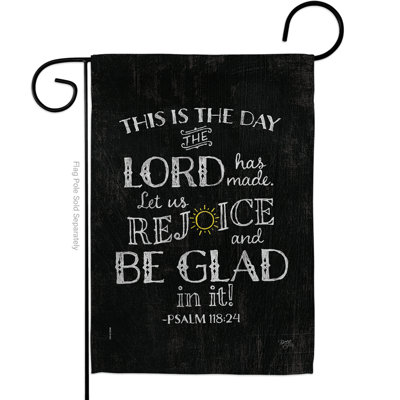 Double Sided 18.5'' H x 13'' W Polyester Garden Flag