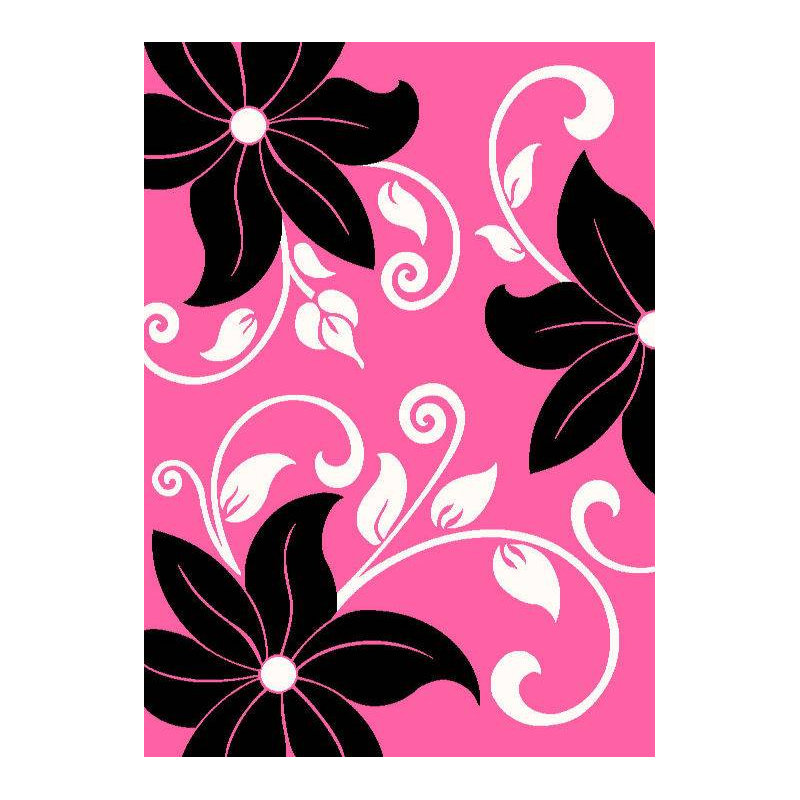 Tapis rose, 7'10" x 10'2"