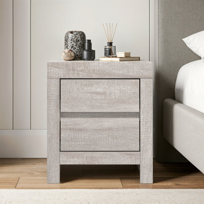 Ellani Cubbot 2 Drawer Bedside Table