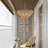 24" Modern 5-Layer Woven Hemp Rope Chandelier