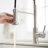 Single Hole Kitchen Faucet With Pull Out Sprayer Single Handle Kitchen Sink Faucets Commercial High Arc Stainless Steel Kitchen Basin Taps-102304223