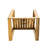 Wood Outdoor Seating Solution Collection - Chair, & Compact Side Table - Cushion Fabrics For Sun Relaxation Waterproof Cushions Balcony Use-444694039