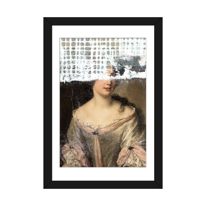 «Papercut I» par PI Studio - impression sur toile tendue, H 24 po x l 16 po x P 1 po, Papier beaux-arts encadré noir