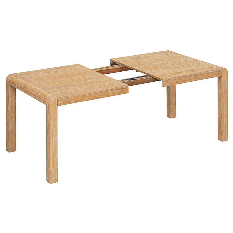 Ensemble de table de salle à manger extensible Trexm Vintage pour 4 à 6 personnes avec 4 chaises rembourrées et 1 banc