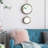 Iron Frame Vertical Round Mirror