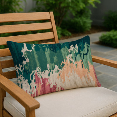 Coussin décoratif intérieur et extérieur Watercolor Beige