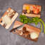 CONSDAN Mixed Hardwood Cutting Board, Food-Safe Kitchen Chopping Board for Meat, Vegetables, Fruits-77558883