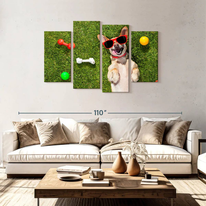 Ketti terrier chihuahua amusant, H 48 po x l 75 po